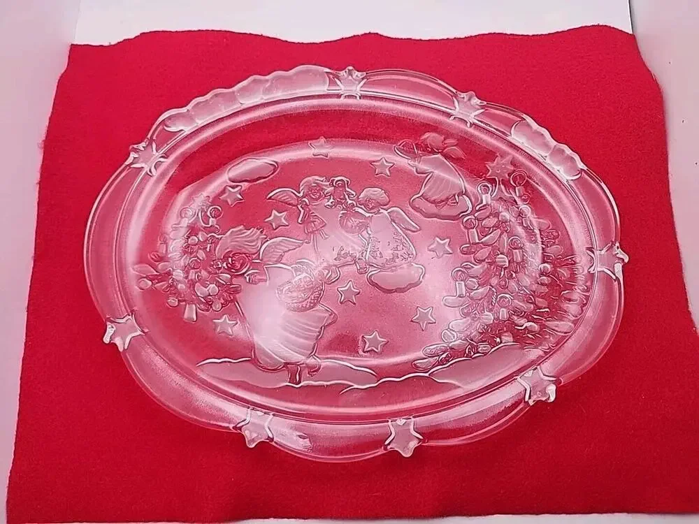 MIKASA Holiday Lights Sweet Dish 9